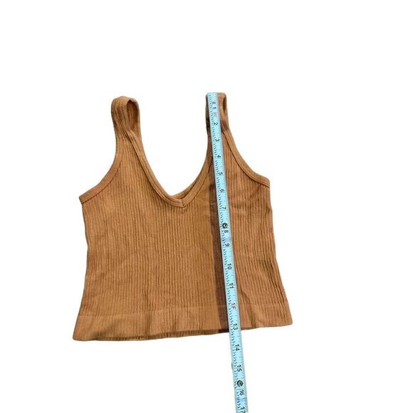 UO Out From Under Drew Seamless Ribbed Bra Top Rust Brown sz Small - Picture 4 of 6
